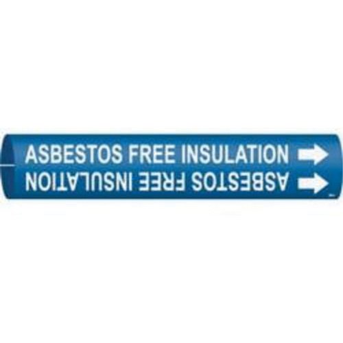 SAD548-"Asbestos Free Insulation" Pipe Marker