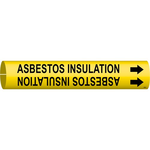 SAD555-"Asbestos Insulation" Pipe Marker