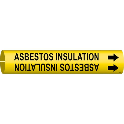 SAD557-"Asbestos Insulation" Pipe Marker