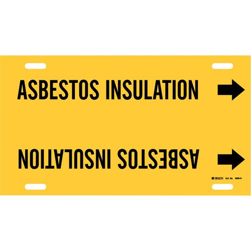 SAD561-"Asbestos Insulation" Pipe Marker