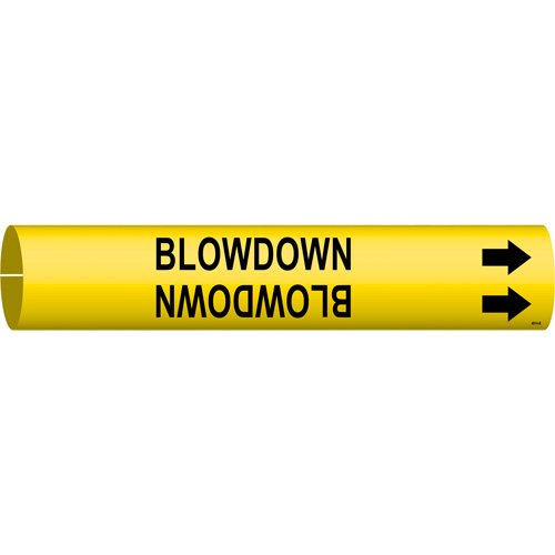 SAD563-"Blowdown" Pipe Marker