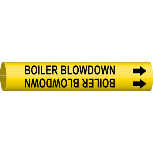 SAD570-"Boiler Blowdown" Pipe Marker