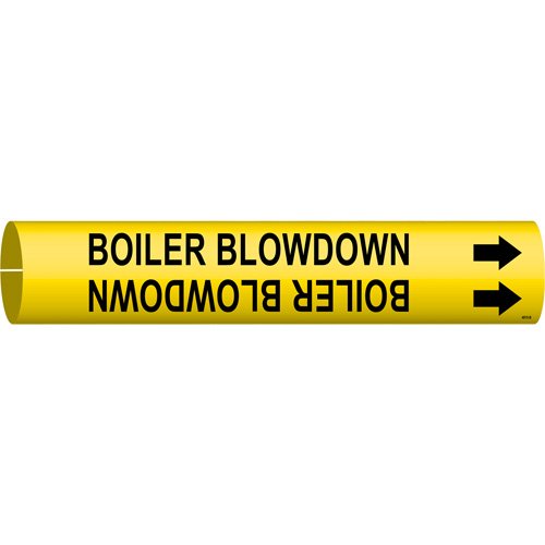 SAD571-"Boiler Blowdown" Pipe Marker