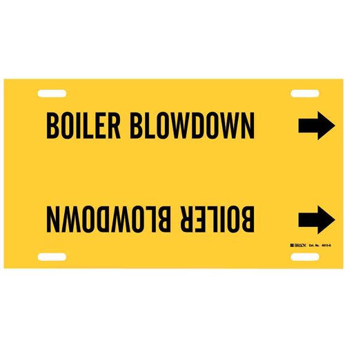 SAD576-"Boiler Blowdown" Pipe Marker