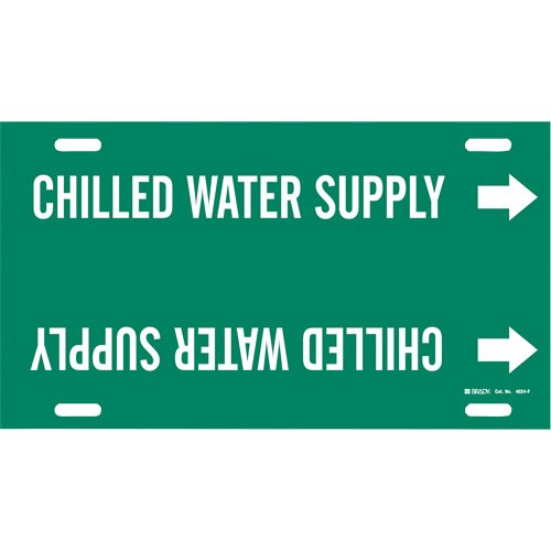 SAD645-"Chilled Water Supply" Pipe Marker