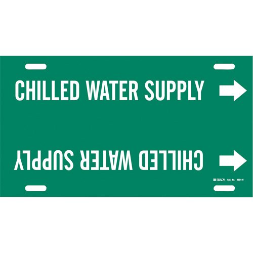SAD647-"Chilled Water Supply" Pipe Marker