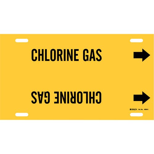 SAD662-"Chlorine Gas" Pipe Marker