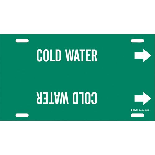 SAD686-"Cold Water" Pipe Marker