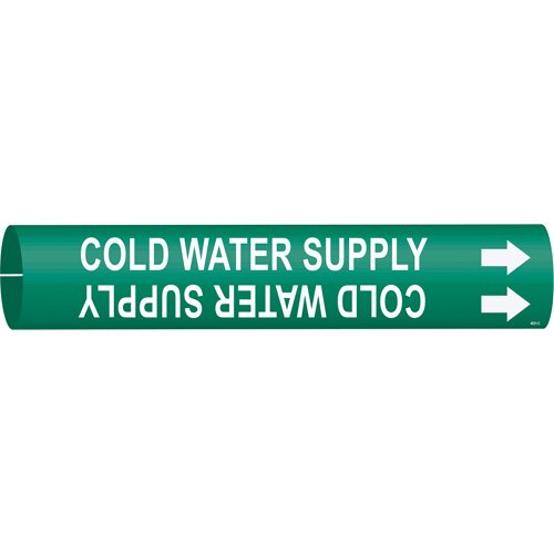 SAD698-"Cold Water Supply" Pipe Marker