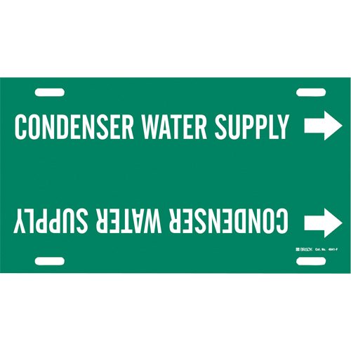 SAD780-"Condenser Water Supply" Pipe Marker