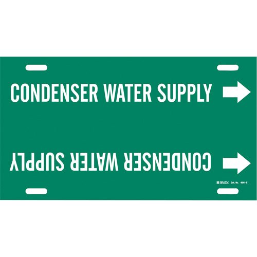 SAD781-"Condenser Water Supply" Pipe Marker