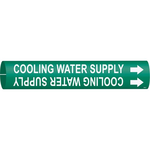 SAD802-"Cooling Water Supply" Pipe Marker