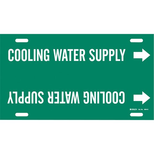 SAD805-"Cooling Water Supply" Pipe Marker