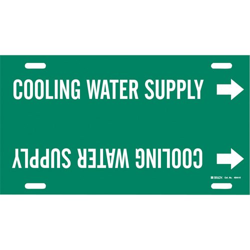SAD806-"Cooling Water Supply" Pipe Marker