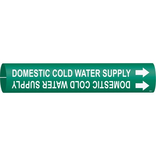 SAD848-"Domestic Cold Water Supply" Pipe Marker