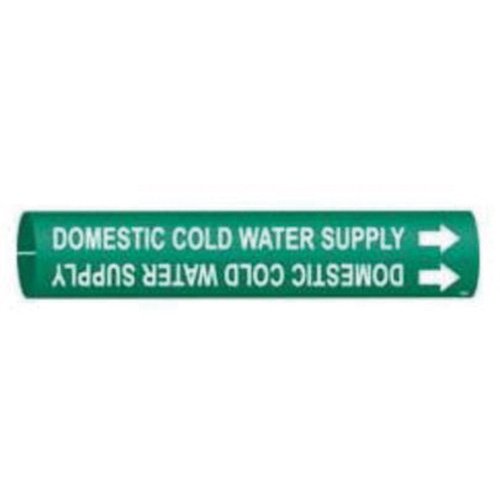 SAD849-"Domestic Cold Water Supply" Pipe Marker