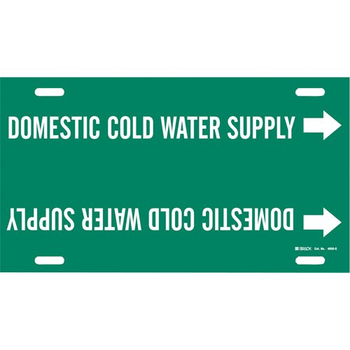 SAD852-"Domestic Cold Water Supply" Pipe Marker