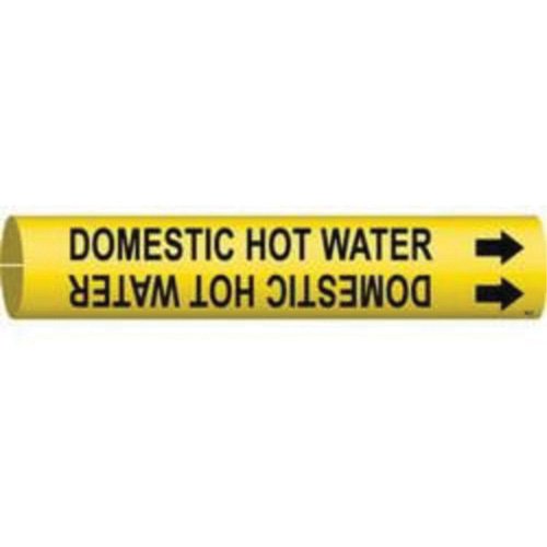 SAD856-"Domestic Hot Water" Pipe Marker