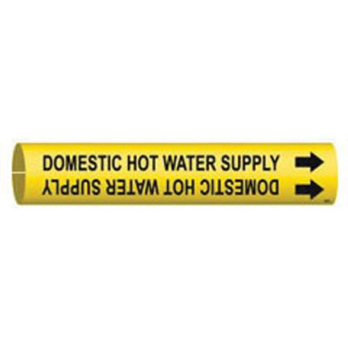 SAD871-"Domestic Hot Water Supply" Pipe Marker