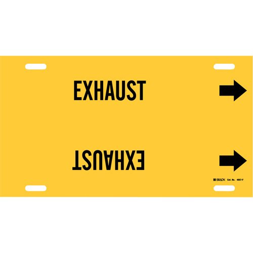 SAD906-"Exhaust" Pipe Marker