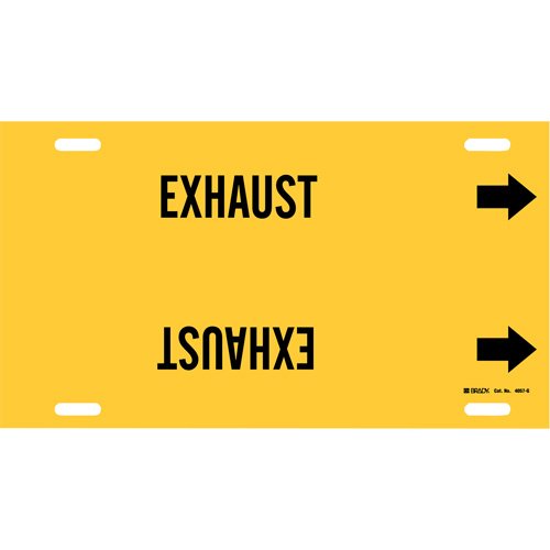 SAD907-"Exhaust" Pipe Marker