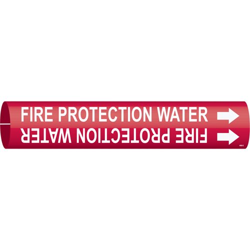 SAD928-"Fire Protection Water" Pipe Marker