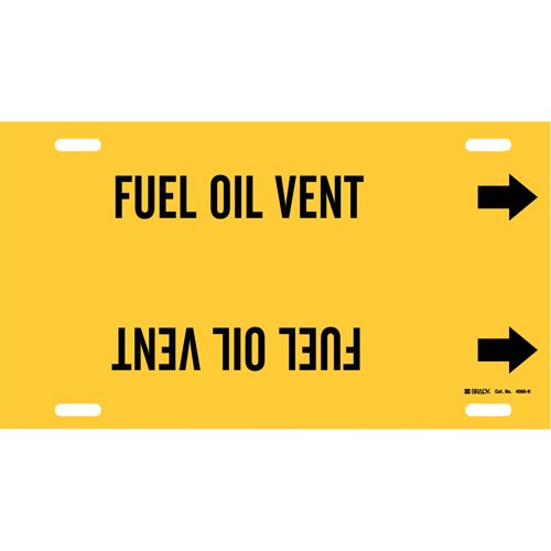 SAD979-"Fuel Oil Vent" Pipe Marker