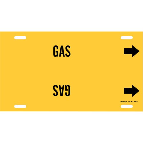 SAD985-"Gas" Pipe Marker