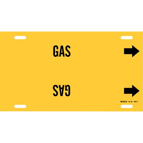 SAD986-"Gas" Pipe Marker