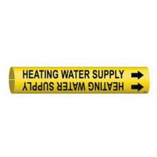 SAE030-"Heating Water Supply" Pipe Marker