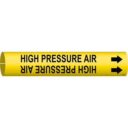 SAE045-"High Pressure Air" Pipe Marker