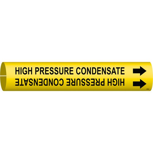 SAE054-"High Pressure Condensate" Pipe Marker