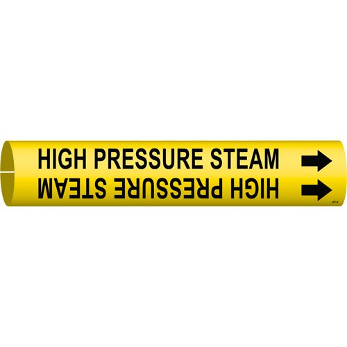 SAE062-"High Pressure Steam" Pipe Marker