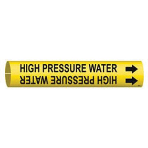 SAE067-"High Pressure Water" Pipe Marker