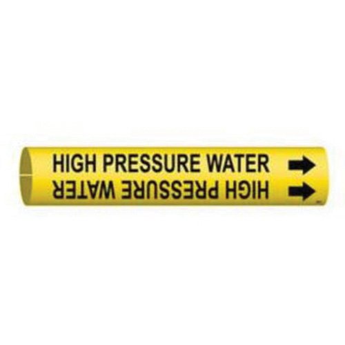 SAE070-"High Pressure Water" Pipe Marker
