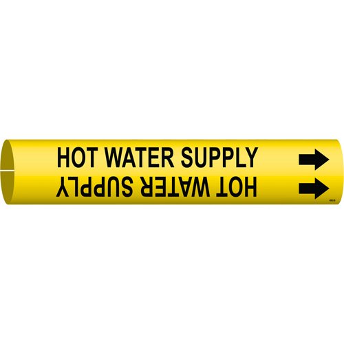 SAE100-"Hot Water Supply" Pipe Marker