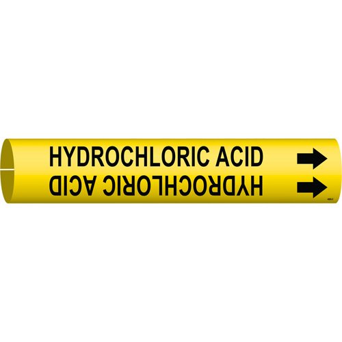 SAE125-"Hydrochloric Acid" Pipe Marker