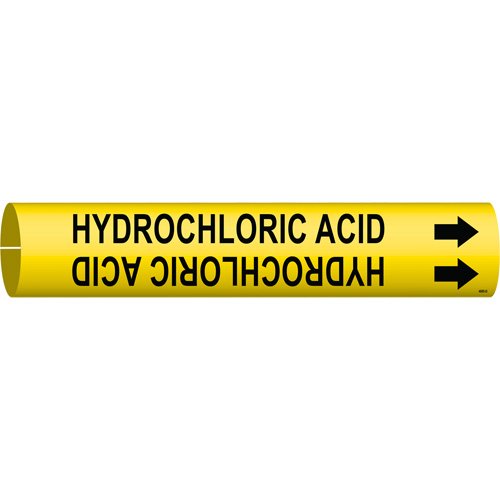 SAE126-"Hydrochloric Acid" Pipe Marker