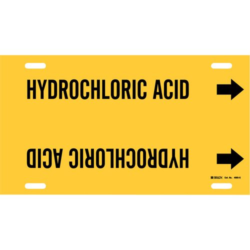 SAE129-"Hydrochloric Acid" Pipe Marker