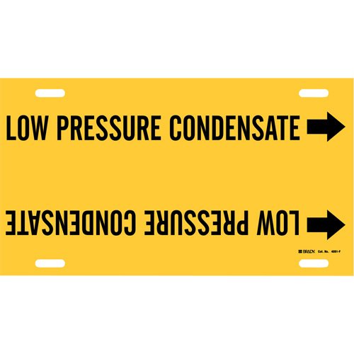 SAE175-"Low Pressure Condensate" Pipe Marker