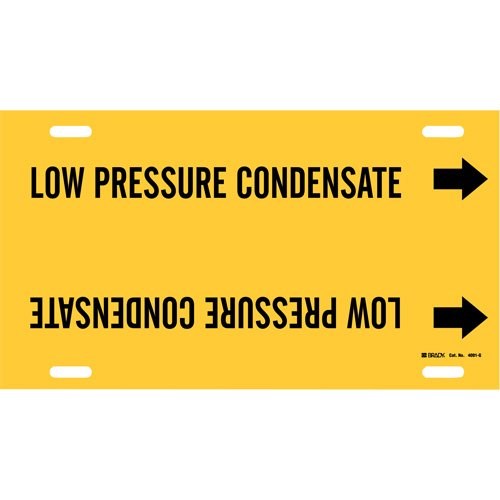 SAE176-"Low Pressure Condensate" Pipe Marker