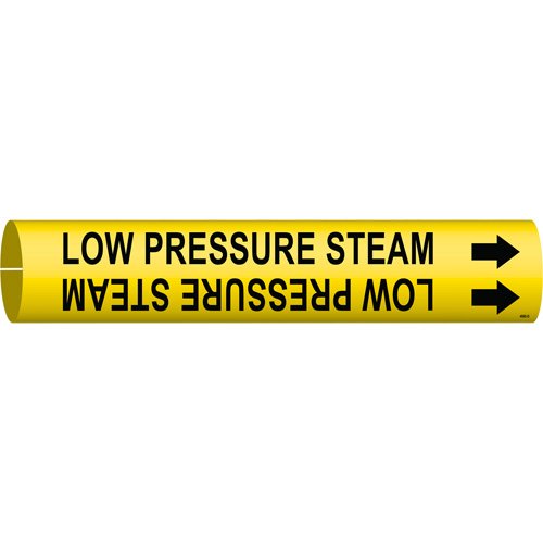 SAE181-"Low Pressure Steam" Pipe Marker