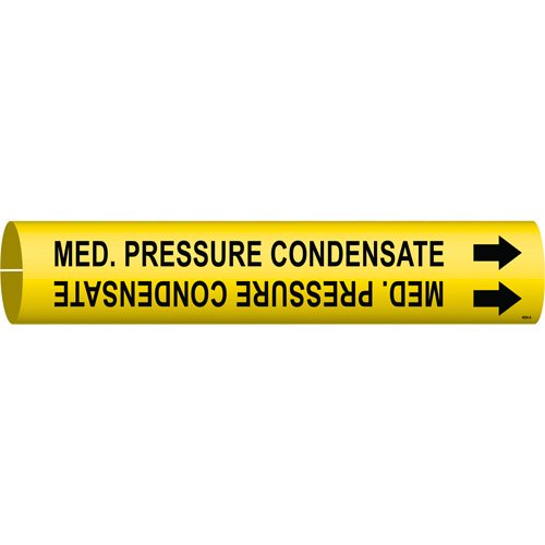 SAE194-"Med. Pressure Condensate" Pipe Marker