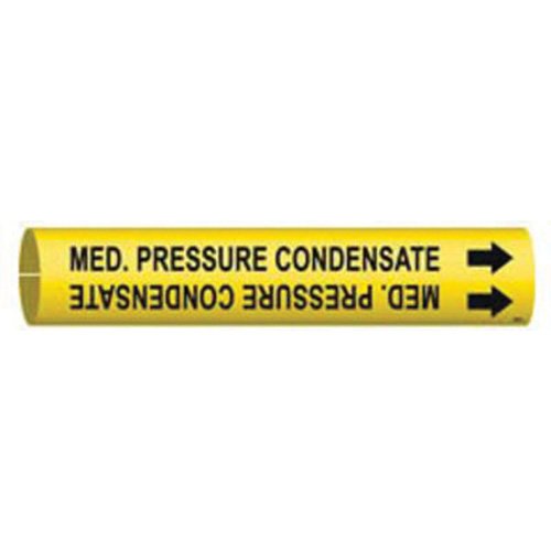 SAE195-"Med. Pressure Condensate" Pipe Marker
