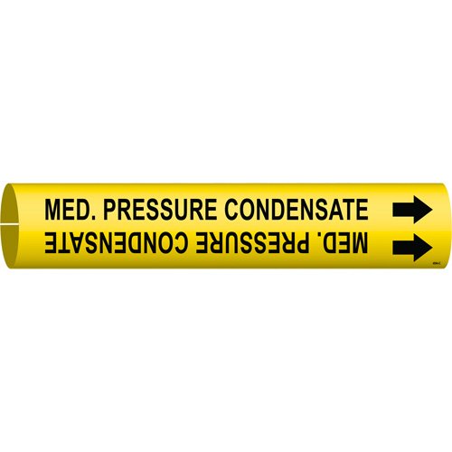 SAE196-"Med. Pressure Condensate" Pipe Marker