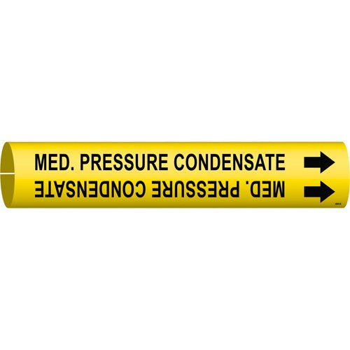 SAE197-"Med. Pressure Condensate" Pipe Marker