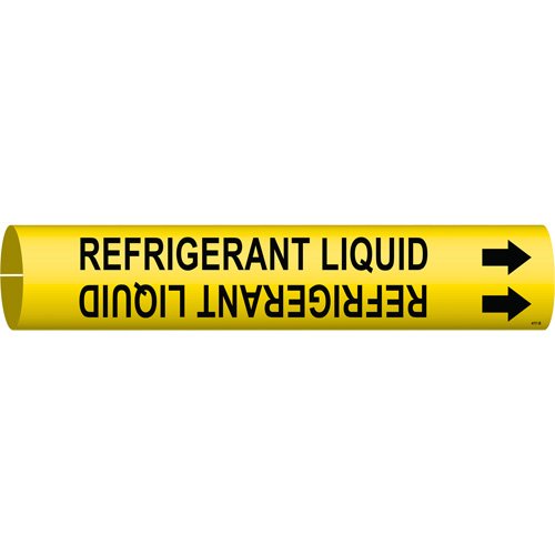 SAE374-"Refrigerant Liquid" Pipe Marker