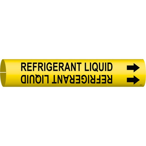 SAE375-"Refrigerant Liquid" Pipe Marker