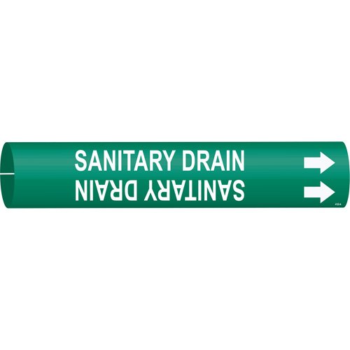 SAE413-"Sanitary Drain" Pipe Marker