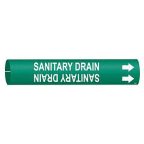 SAE416-"Sanitary Drain" Pipe Marker